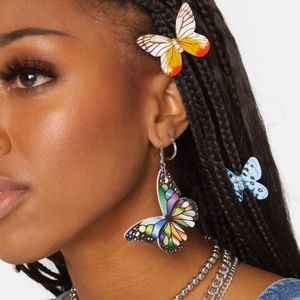 Pretty Prism Butterfly Earrings